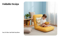 Adjustable Floor Lounger Lightweight and Portable Adjustable Backrest Lounger