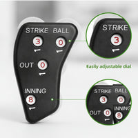 Handheld Baseball Umpire Counter Compact Umpire Counter Counter Portable Four-Way Indicator Easy to Use for Umpires, Referees, Coaches, Softball Games, Training Sessions