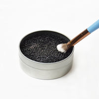 Portable Makeup Brush Cleaner Sponge Box for Eyeshadow Brushes Quick Dry Cleaning