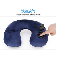 Inflatable U-Shaped Neck Pillow for Office Naps and Travel