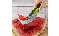 Stainless Steel Watermelon Cube Cutter Multi Functional Watermelon Slice Tool Rust Resistant Melon Cutter Scoop Easy to Clean for Home, Fruit Prep