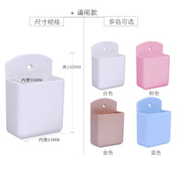 Nordic Style Wall-Mounted Remote Control Holder No-Drill Storage Box for Air Conditioner Remote Living Room Organizer