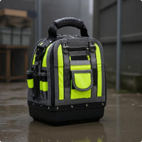 Molded Bottom Tool Bag Scratch-Resistant Work Storage Zippered Opening