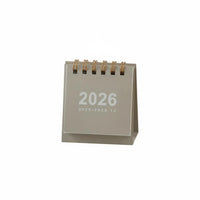 2026 Desk Calendar, Mini, Portable, Minimalist Design, Paper, Desktop Decor