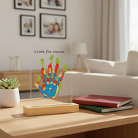 Family Handprint Frame Kit 3D Effect DIY Handprint Kit Personalized Gift