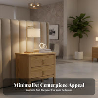 Bedside Storage Table Light Luxury design Single-Drawer End Table for Homeowners