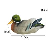 2 Pieces Floating Duck Ornament Outdoor Decoration Duck Pond Buoyant for Garden