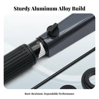 Telescoping Engine Control Handle Adjustable Length Tiller Extension Handle Easy Installation for Fishing, Sailing