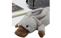 Cute Platypus Writing Utensil Case Zipper Closure Soft Writing Utensil Case Large Capacity School Supplies for Students