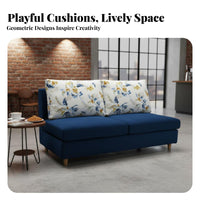 space-efficient Design Armless Two-Seater Space-Saving Armless 2-Seater Bench Minimalist Look Loveseat Sturdy Construction for Apartment Dwellers, Business Owners, Living Room, Coffee Shop, Reception Area, Bedroom