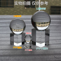 Crystal Ball Display Stand K9 Glass Square/Round Base for Spheres and Ornaments