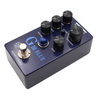 MOSKYAUDIO G III Blue Aluminum Guitar Effects Pedal Overdrive Distortion