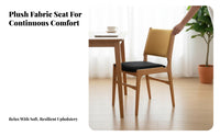 Upholstered Backrest Chair Mid-Century Eraperiod Modern Home Seating Nordic with Aesthetic Curved Exteriorline for Design Lovers
