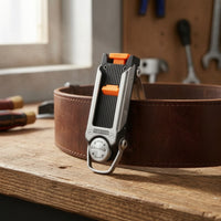 Easy Installation Quick Release Tool Bag Mount Secure Belt Buckle with Rotating Clasp Load Bearing Tool Bag Belt Attachment Universal for Tradespeople