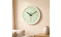 Round Glass Wall Circular Timepiece Decorative Noiseless Wall Circular Timepiece