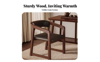 Upholstered Armchair Traditional Chinese design Upholstered Z-Shaped Chair With Armrests Minimalist Aesthetic for Office Workers