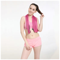 Cooling Ice Silk Towel for Sports, Fitness, and Outdoor Activities - Quick Dry & Absorbent