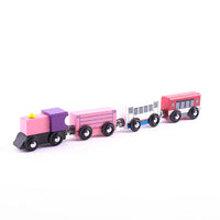 Kids Wooden Magnetic Train Set Educational Toy