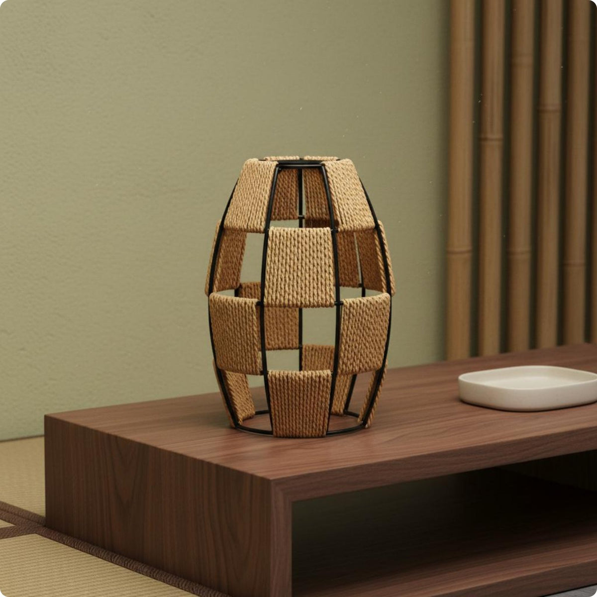 Chinese Design Hanging Light Handmade Rattan Hanging Light Creative