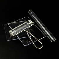 Clay Tools Clear Acrylic Clay Roller and Press Board Set for Polymer and Stone Clay DIY Crafts