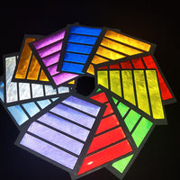 Waterproof Reflective Safety Strips for Backpacks and Bicycles, High Visibility Warning Decals