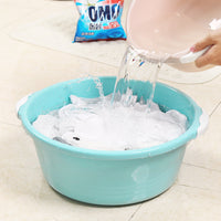 Round Plastic Basin for Laundry, Foot Soaking, and General Household Use, Thickened Design