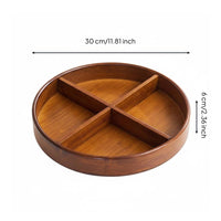 Rotating Seasoning Rack Multi-Purpose Wooden Rotating Tray Heavy Duty
