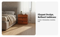 Rotating Bedside Cabinet Minimalist Design Nightstand rotate Top Creative Shape for Residents, Students, Dorm Room, Home Office