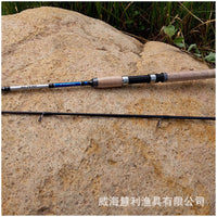 Lightweight Carbon Fiber Lure Fishing Rod 1.8-3.0m with Comfortable Integrated Handle