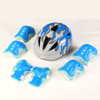 Kids' Protective Gear Set with Helmet, Knee Pads, and Elbow Pads for Skating Cycling Scooter
