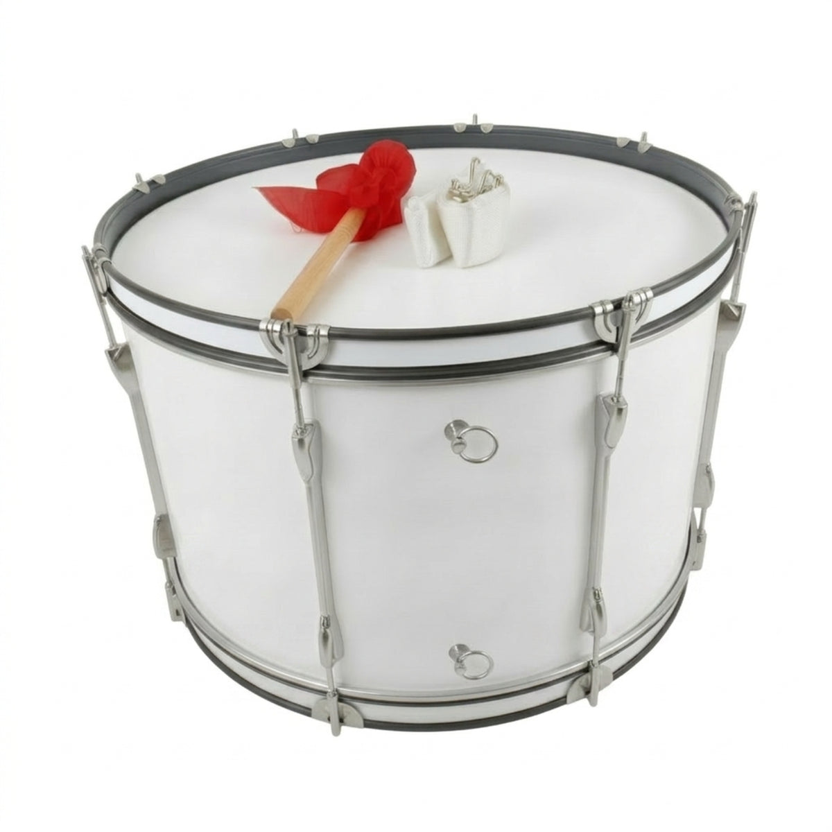 24x12 inch Snare Drum with Strap Heavy-Duty 24x12 inch Snare Drum Secure for Drumlines, Outdoor Performances