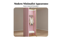 Shading Material Portable Fitting Room Built-in Hanger Rod Movable Dressing Room Sturdy Frame Freestanding Changing Stall Easy Assembly for Boutique Owners, Event Vendors, Shopping Malls, Beauty Salons, Clothing Shop, Temporary Shops