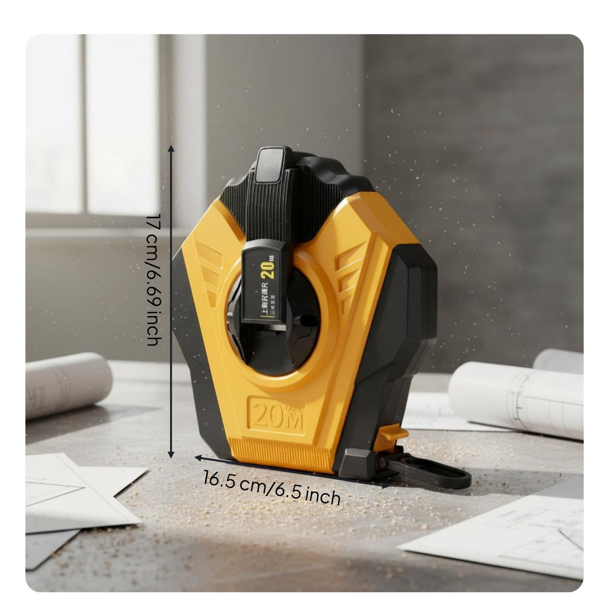 Retractable Tape Measure Wear Resistant Two-Sided Scale Tape Measure Easy To