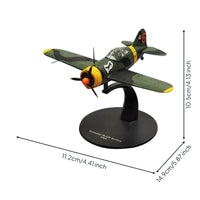 1:72 Alloy Aircraft Model Fixed Airfoils Propeller Plane Model Landing Gear Aircraft Display Stand  Collectors