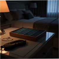 Bangle Tray with 40 Slot Grids Divided Jewelry Display Tray  Compact Storage Box for Retailers, Drawer
