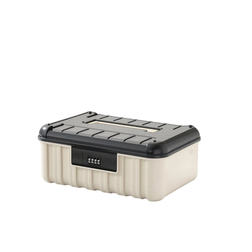 Combination Lock Box Secure Lock Box with Tray Discreet for Car, Adults