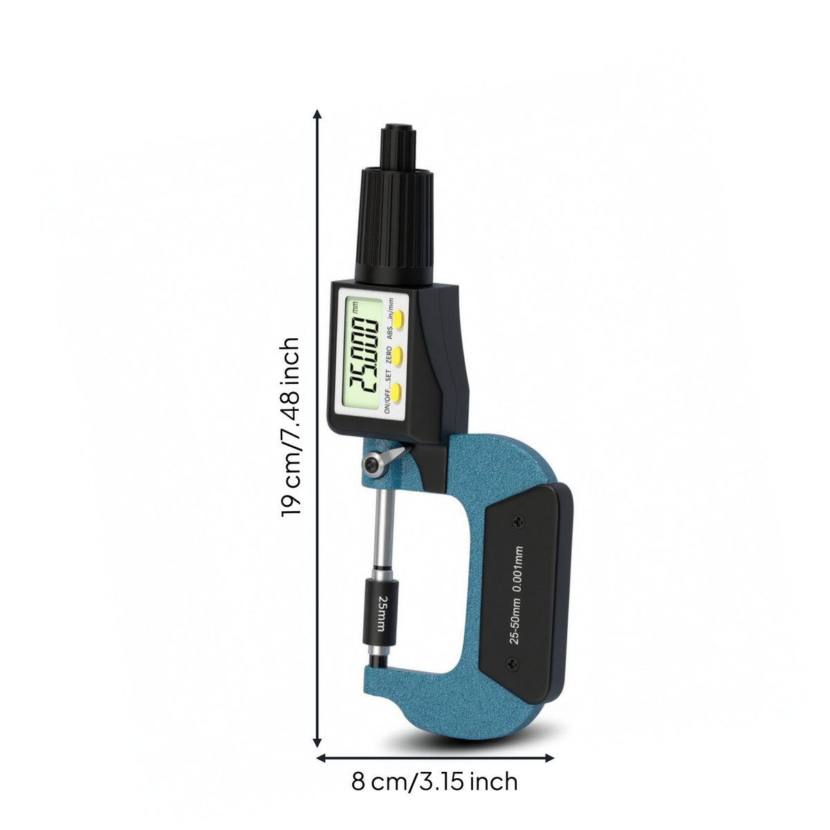 Outside Digital Measuring Device High Precision with Digital Screen Display Repeatable Measuring Tool for Mechanics