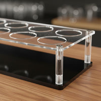Acrylic Liquor Glass Holder Modern Design Barware Long-Lasting for Nightclub