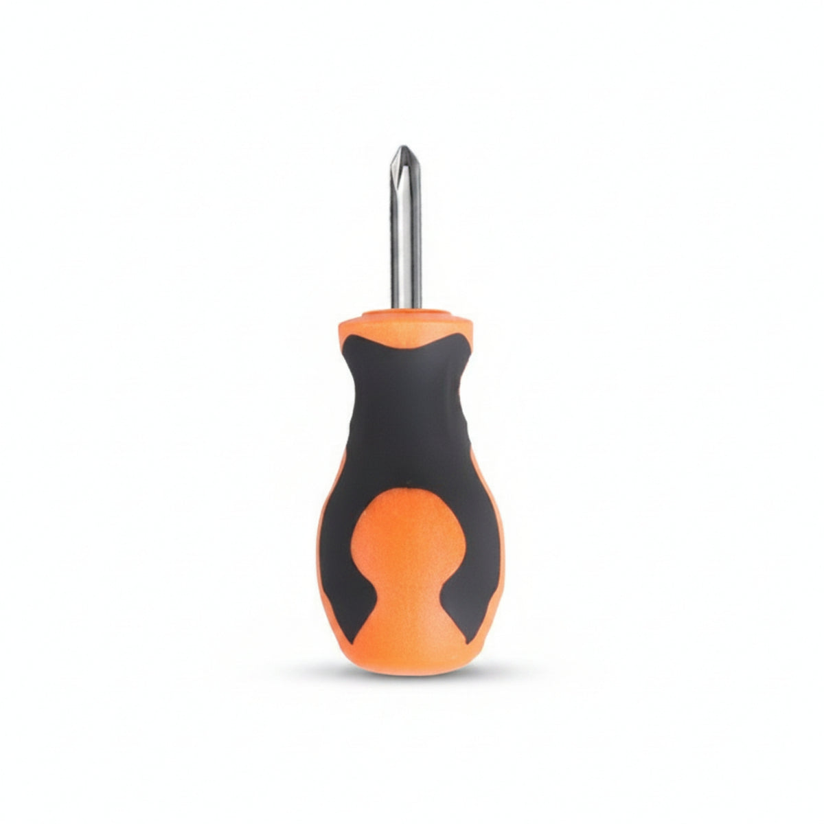 Textured Grip Mini Screwdriver Chrome Vanadium Steel Short-Handle Screwdriver for Tight Confined Areas