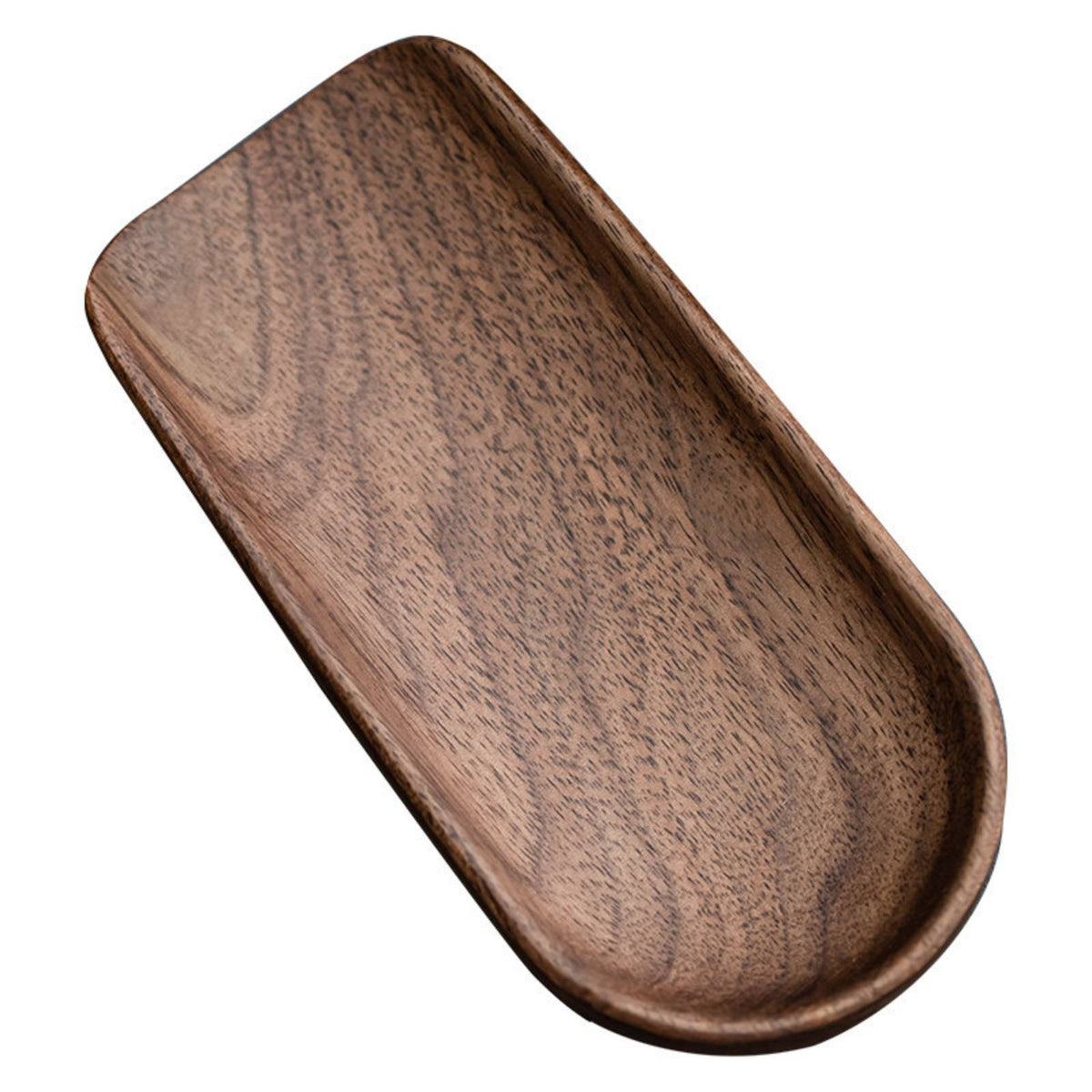 Walnut Tea Serving Board Smooth Wooden Serving Tray Simple for Hosts
