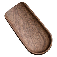 Walnut Tea Serving Board Smooth Wooden Serving Tray Simple for Hosts