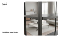 Minimalist Design Freestanding Bookcase Multi-Tier Design Freestanding Grid Shelf Room Divider Function Shelving One-Piece Space-Saving for Office Workers, Book Lovers, Homeowners, Study, Studio Apartment, Bedroom