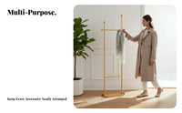Freestanding Coat Tree Space-Saving Tree-Shaped Clothes Holder Sleek Design