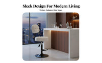 Adjustable Pedestal Chair with Backrest Modern Design for Homeowners
