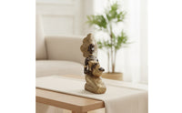 African Woman Figurine Artistic African Woman Statue Elegant for Display Cabinet