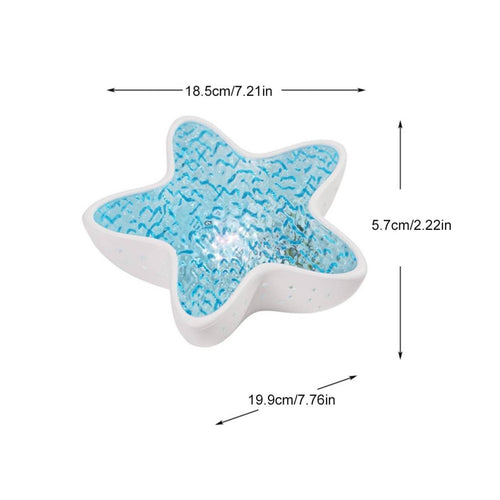 Sea Star Illuminator Lamp Adjustable Brightness Ocean Ripple Light Rechargeable