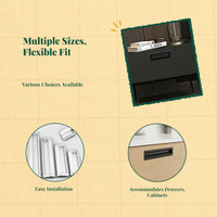 Flush Pull Handle, Embedded Installation, Modern Aluminum Alloy, For Drawer, Sliding Door, Cabinet Handle