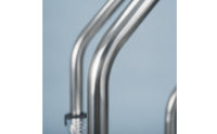 Ladder with Handrails Rust-Resistant Stainless Steel Pool Ladder Anti-Slip for in-Ground Pools