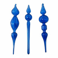 Crystal Raindrop Ornament Light-Reflecting Glass Icicle Ornament Elegant Design
