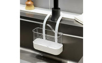 Kitchen Faucet Holder Drainage Design Faucet Hanging Basket Space-Saving Hanging Sink Holder for Washroom